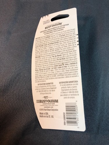 Automotive Touch Up Paint Marker universal gray 0.5 oz RUST-OLEUM U5009C. New!!