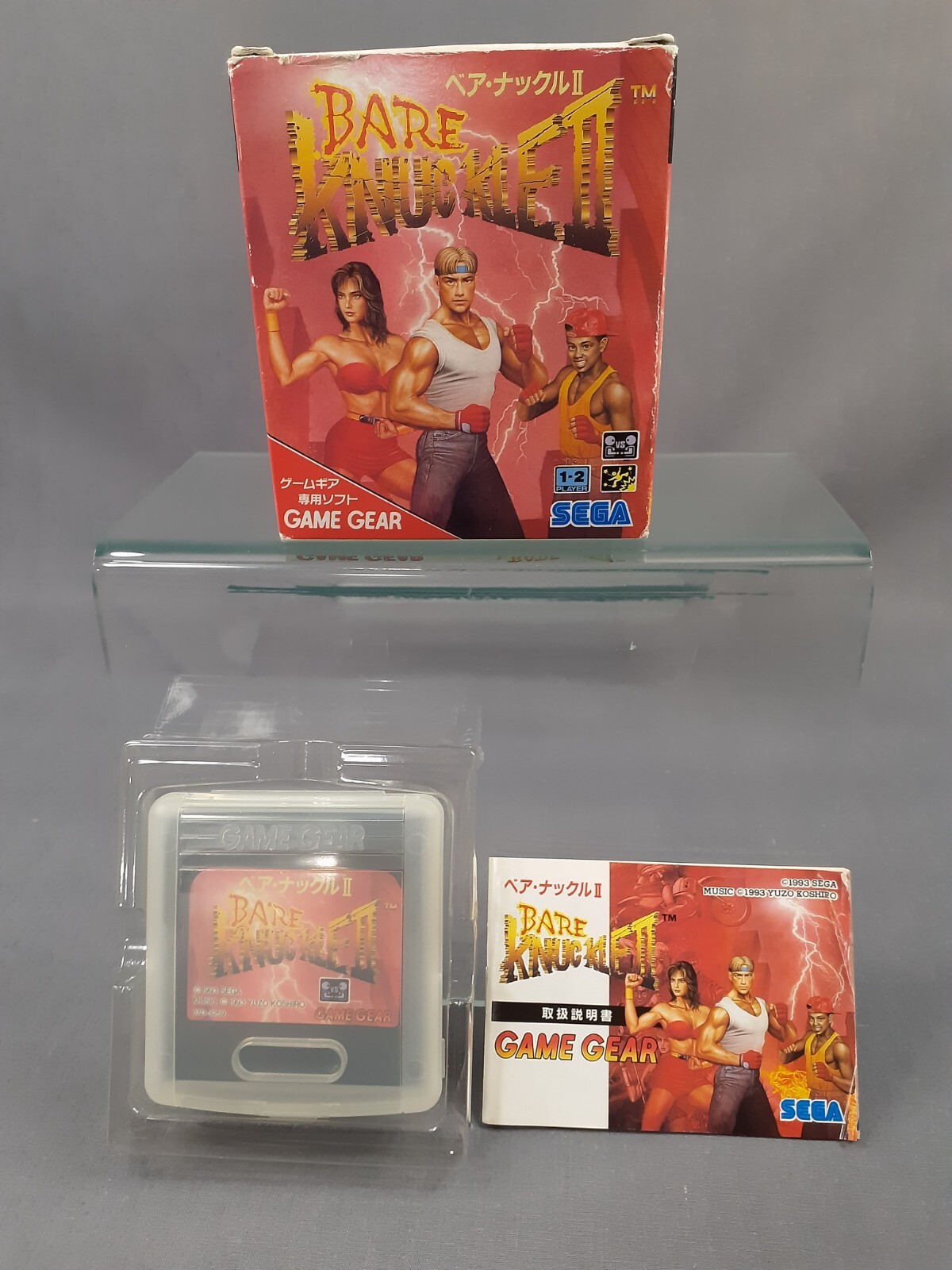 SEGA - BARE KNUCKLE II / ベアナックル II [GG] SEGA GAME GEAR GG BARE KNUCKLE II Street of Rage 2 Japanese