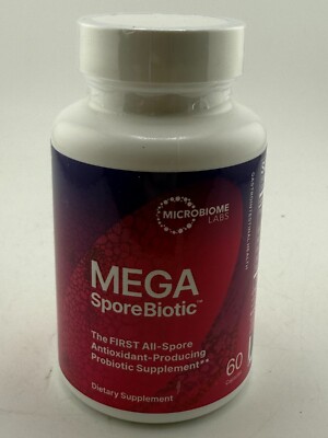 Microbiome Labs Mega SporeBiotic (60 Capsules) - Probiotic 3/2026
