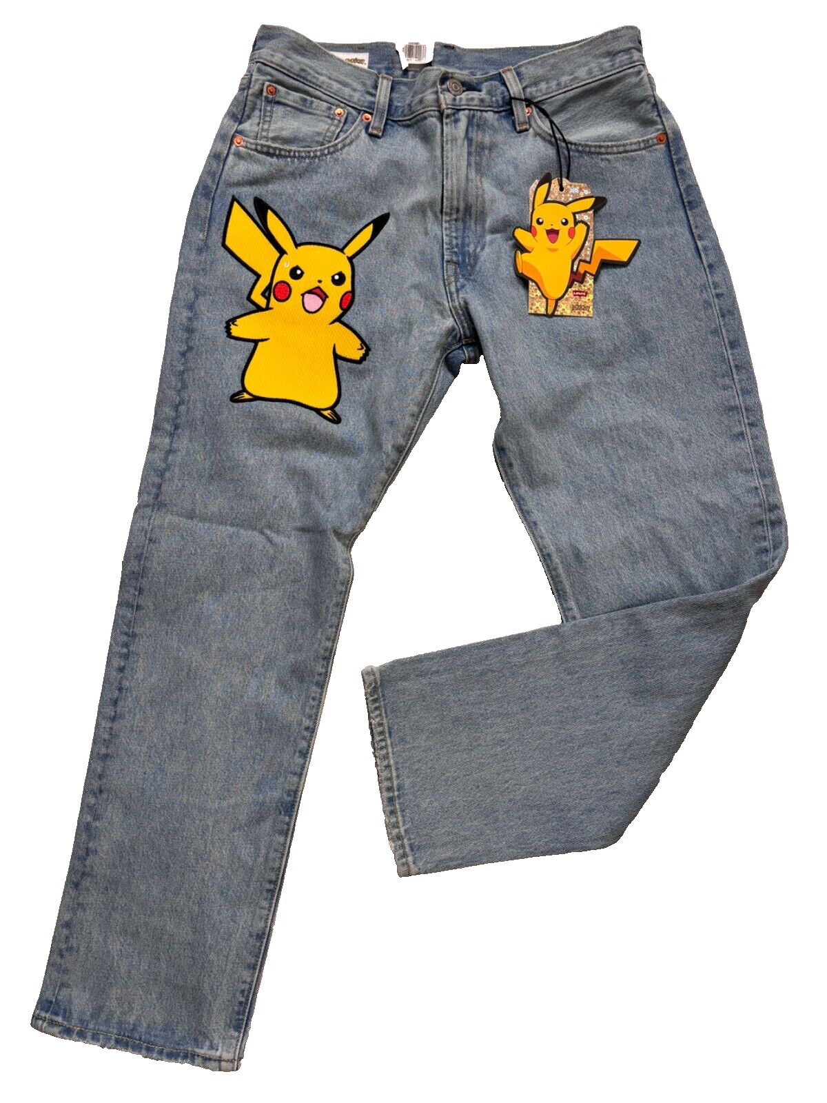 vintage an・an no.12 LEVIS 5551-Z X POKEMON LOOSE STRAIGHT LEG, 100% COTTON MENS