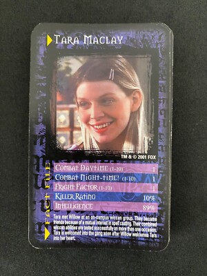 Buffy The Vampire Slayer Top Trumps Pick Your Own Trump Trading Card 2001