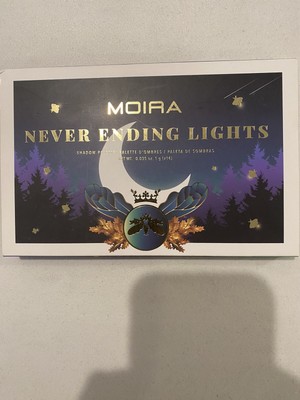 Moira Never Ending Lights Bright Neon Color Matte Shimmer Glitter Shadow Palette