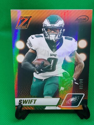 2023 Panini Zenith D'Andre Swift Gold Artist Proof # 4/10 SSP    