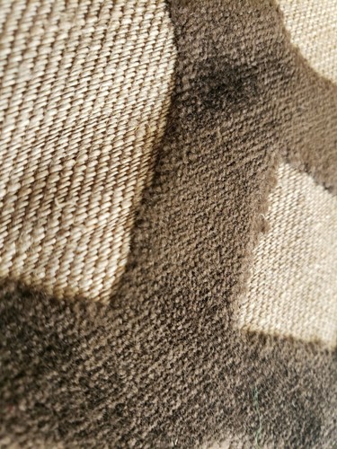 (2) OSBORNE & LITTLE Fabric Remnants - DU BARRY 04 - CUT VELVET - ITALY  - $360