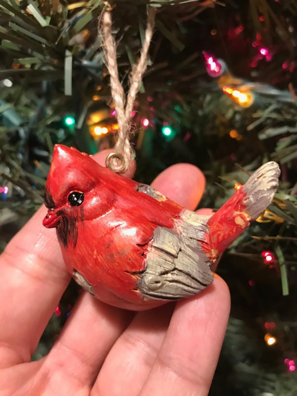 Cardinal Red Bird Christmas Ornaments XMAS Tree Ornament