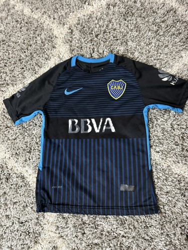 Nike Boca Juniors Third Shirt Jersey 2017-18 BBVA Size 8 | eBay