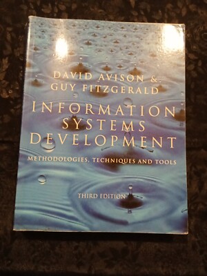 Information Systems Development: Methodologies, Techniques and Tools (Informati