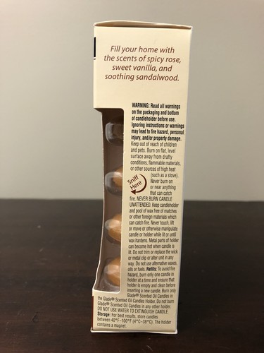 Glade Scented Oil Candle Refills Spiced Rose & Vanilla 7 Boxes Total 27 Candles