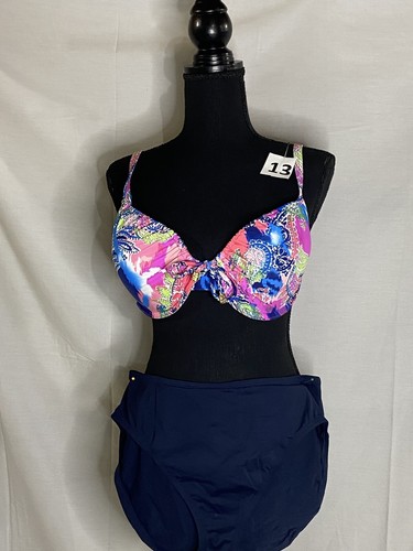 Top 36d Maidenform Beach & Nautica Bottoms Size 14