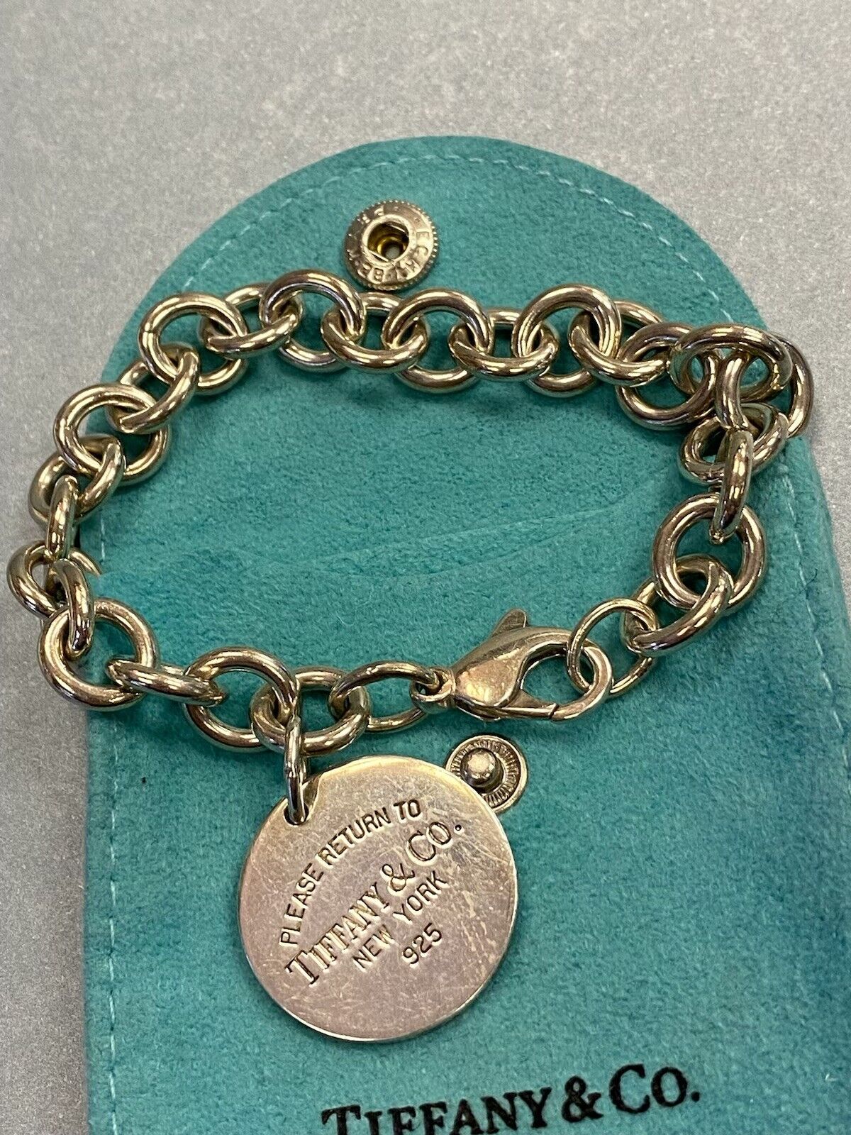 TIFFANY & CO Please Return To NEW YORK 925 STERLING SILVER TIFFANY & CO Please Return To NEW YORK 925 STERLING SILVER