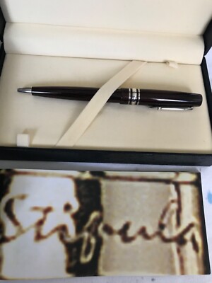 Stipula Novecento Brown Ebonite Twist Ballpoint Pen-New