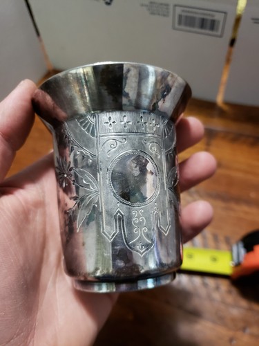 Antique, Rogers, Smith & Co New Haven , CT Silver Plate Goblet Cup