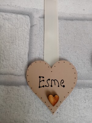 Additional heart for my Grandchildren sign plaque 5cm heart
