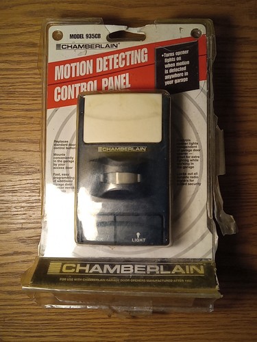 Chamberlain Garage Door Opener Motion Detection Wall Control Panel ...