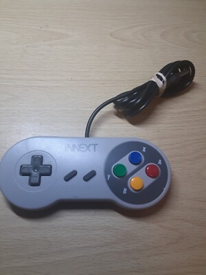 NNEXT Retro SNES Style Wired USB Controller Gamepad