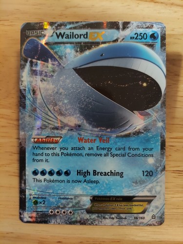 エンペルト lv.x アメリカ Wailord EX 38/160 Primal Clash NM Holo Ultra Rare Pokemon