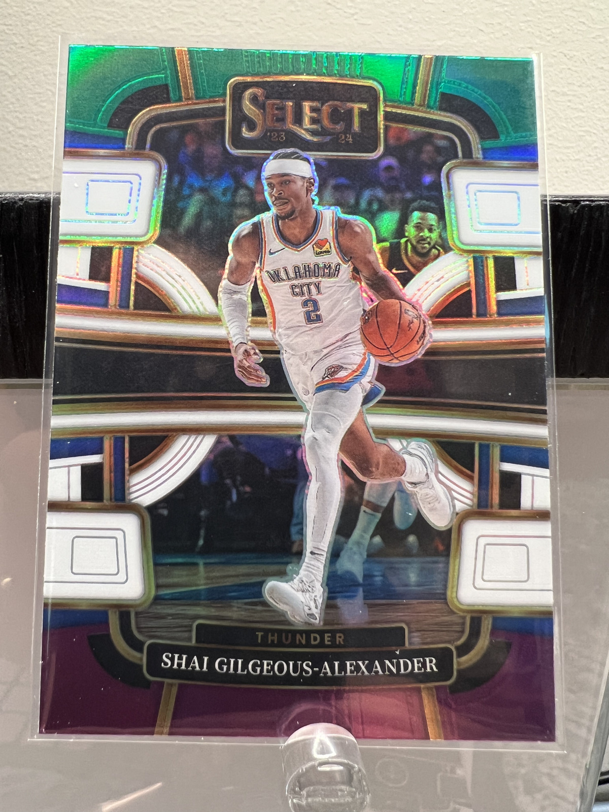 SHAI GILGEOUS-ALEXANDER PRIZMカード No.57 Shai Gilgeous-Alexander 2023-24 Panini Select #57 Green