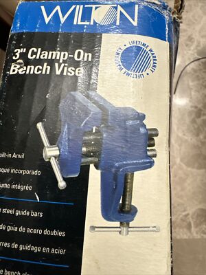 WILTON 3'' Clamp-On Bench and Pipe Vise 2-1/2'' Max Jaw Width Stock  33150