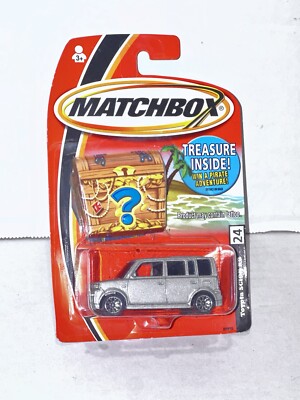 2005 Matchbox Buried Treasure Inside TOYOTA SCION XB #24 Grey Silver - VHTF
