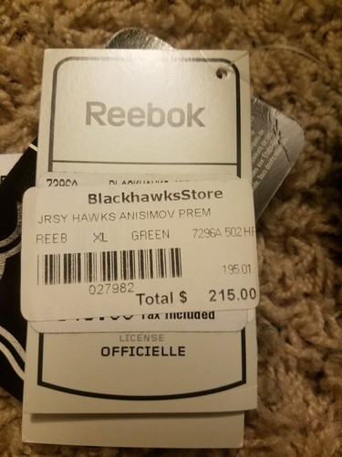 Artem Anisimov signed Chicago Blackhawks StPaddys jersey autographed with Becket
