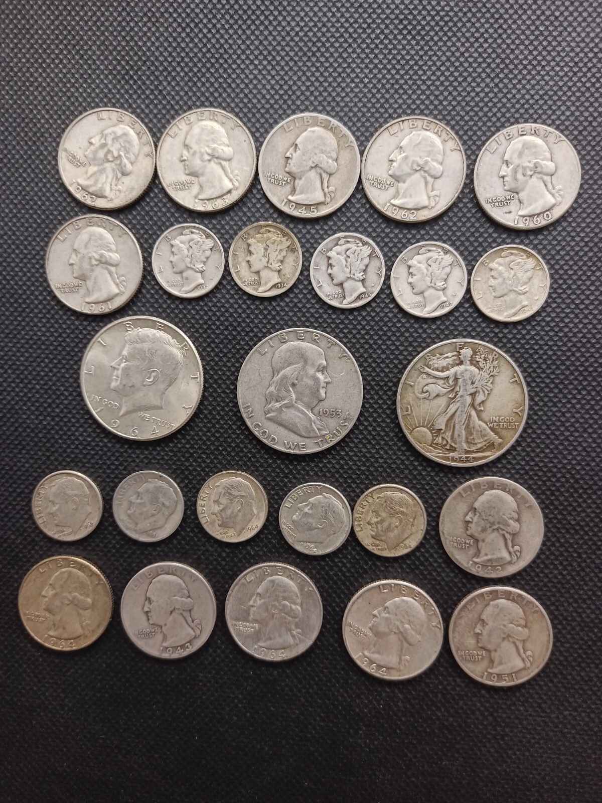 U.S. Silver Coins 1964 コレクション 1964 AMERICANA SERIES Silver President Collection Set - Rare