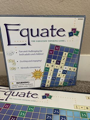 Equate The Equation Thinking Game Concept Math Media Homeschool Ages 8 & Up