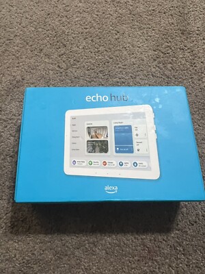 Amazon Echo Hub 8'' Smart Home Control Panel with Alexa - White