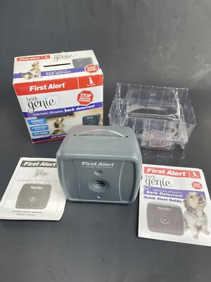 First Alert Bark Genie Automatic Ultrasonic Bark Deterrent Device FABCU1G-001