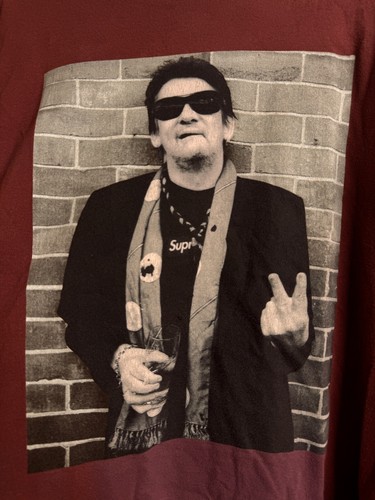 Supreme Shane MacGowan Photo Tee Large | eBay