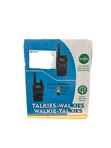 Rv-7 - Long Range Walkie Talkies- Green- Pack Of 4