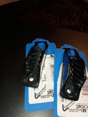 TWO  (2)Clam Cleat,    ''SeaDog Line'',  1/4 to 1/2 Dia. Rope