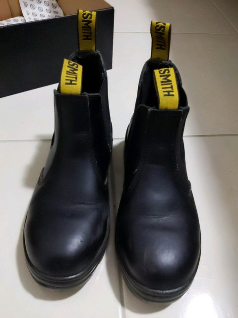 blacksmith steel cap boots