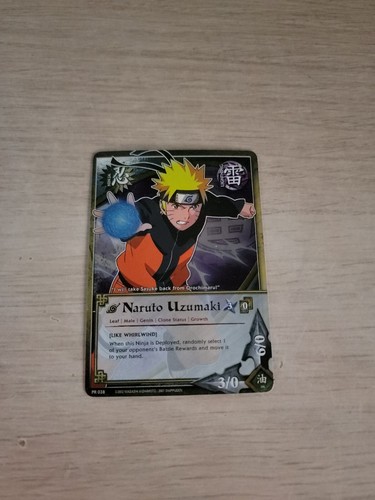 NARUTOカードゲーム　【171枚】 Sealed Naruto Uzumaki CCG [Overflowing Chakra] US122 Gold