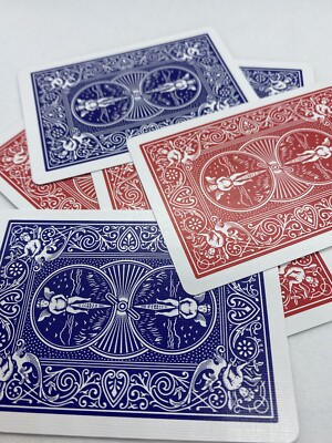 Bicycle double back cards blue side/red side