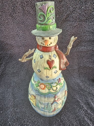 Jim Shore Winters Light C112253 Snowman Figure Missing Jim Shore Winters Light C112253 Snowman Figure Missing