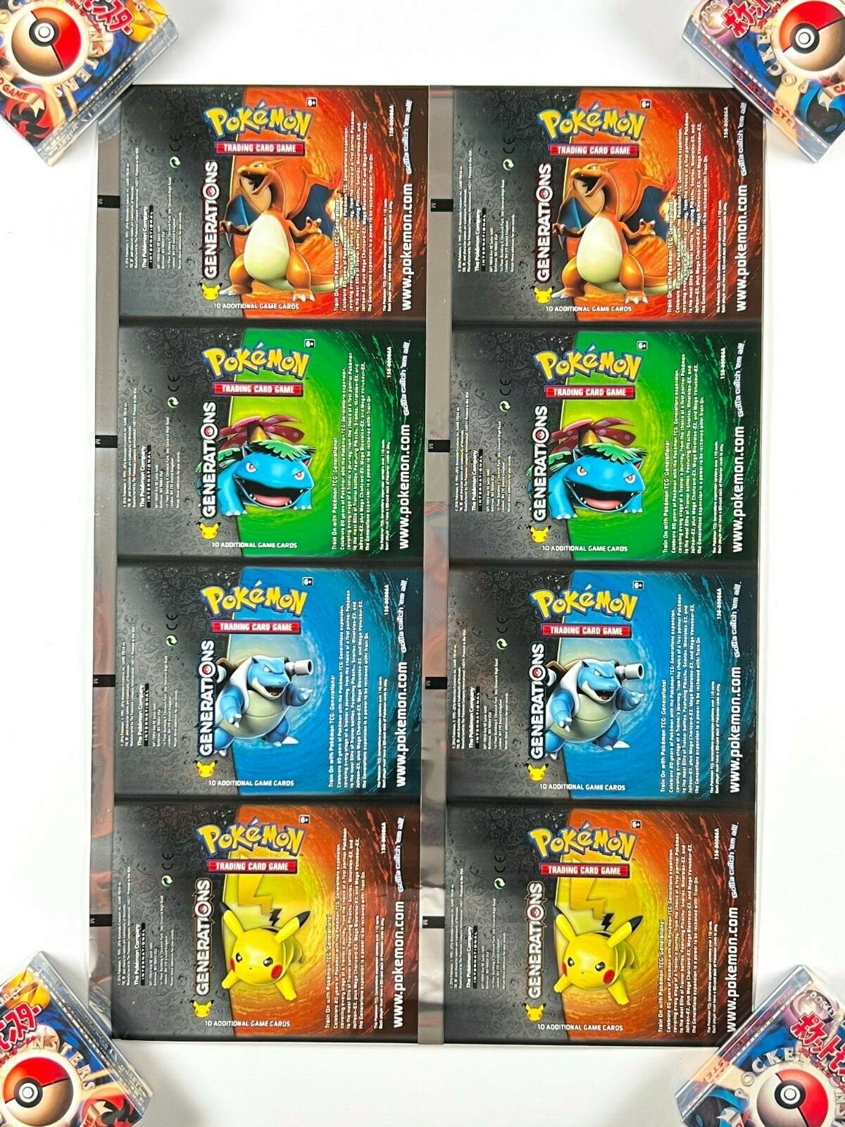 Uncut Pokemon Generations Booster pack sheet (MINT) | eBay