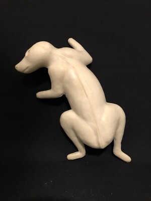 Taxidermy Form Baby Raccoon Climbing Up Left Turn CM . 1 1/2 X 12 1/2 X 8 1/2