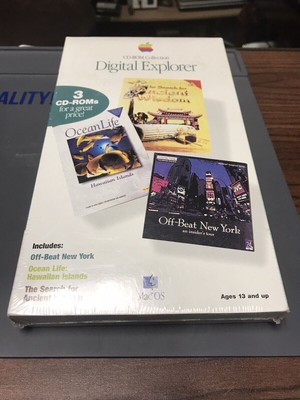 Apple Mac CD Rom Collection Digital Explorer Vintage Computer Macintosh NEW RARE