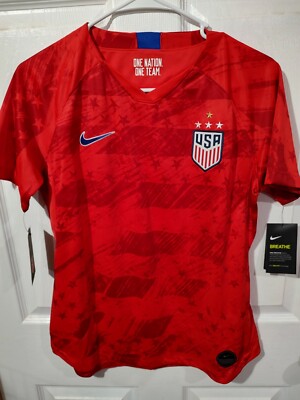 Nike USWNT 2019 Stadium Away Soccer Jersey 4 Star CQ4243 689 Women's Size Medium