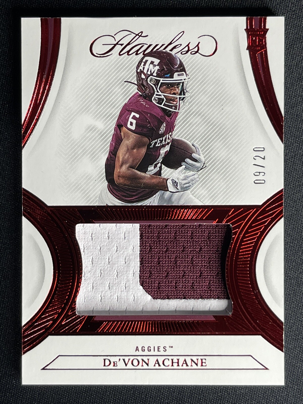 2023 Panini Flawless Collegiate De'Von Achane #RP33