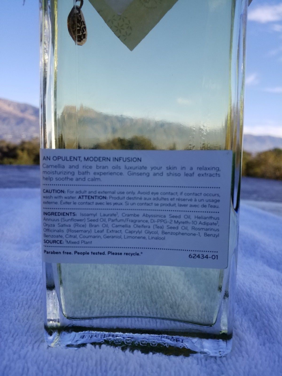 Thymes Jade Matcha Bath Oil 6.40 oz Brand New Sealed Rare Hard To Find Product