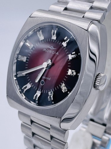 Pre-owned Mondia Watch  History Top Second Automatic 1 1/2in Mh04r/499 On Sale