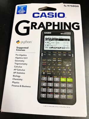 Casio fx-9750GIII Graphing Calculator  Black 9546