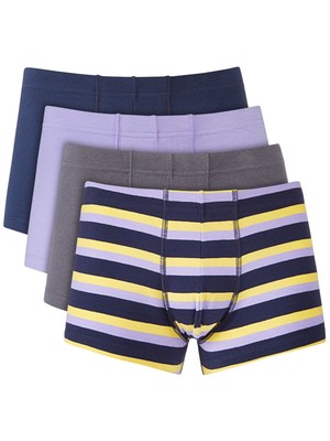 

Комплект нижнего белья ALFANI Intimates, 3 шт., фиолетовое нижнее белье из смесового хлопка в полоску, размер, Фиолетовый, 100094525MN