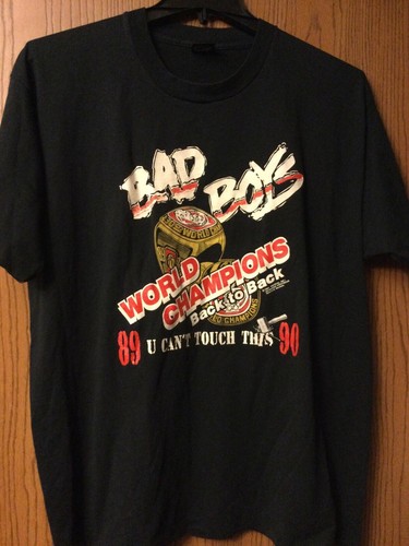 Vintage 1989 Detroit Pistons Bad Boys World Champs of The