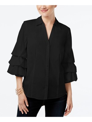 

INC Женский белый топ без рукавов с бретелькой на бретельках с животным принтом Размер