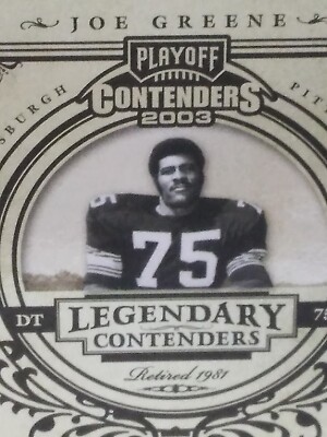 2003 Playoff Contenders Legendary Contenders JOE GREEN HOF