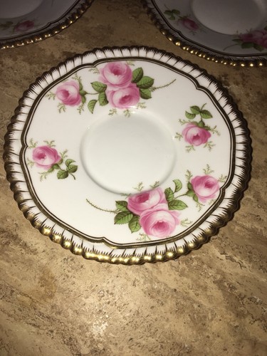 Antique Copelands China England, Gilman Collamore New York Saucers 5 1/4”
