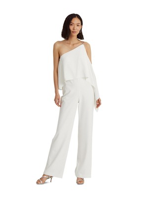 

LAUREN RALPH LAUREN Женские белые асимметричные цепочки на молнии и подкладке, Белый