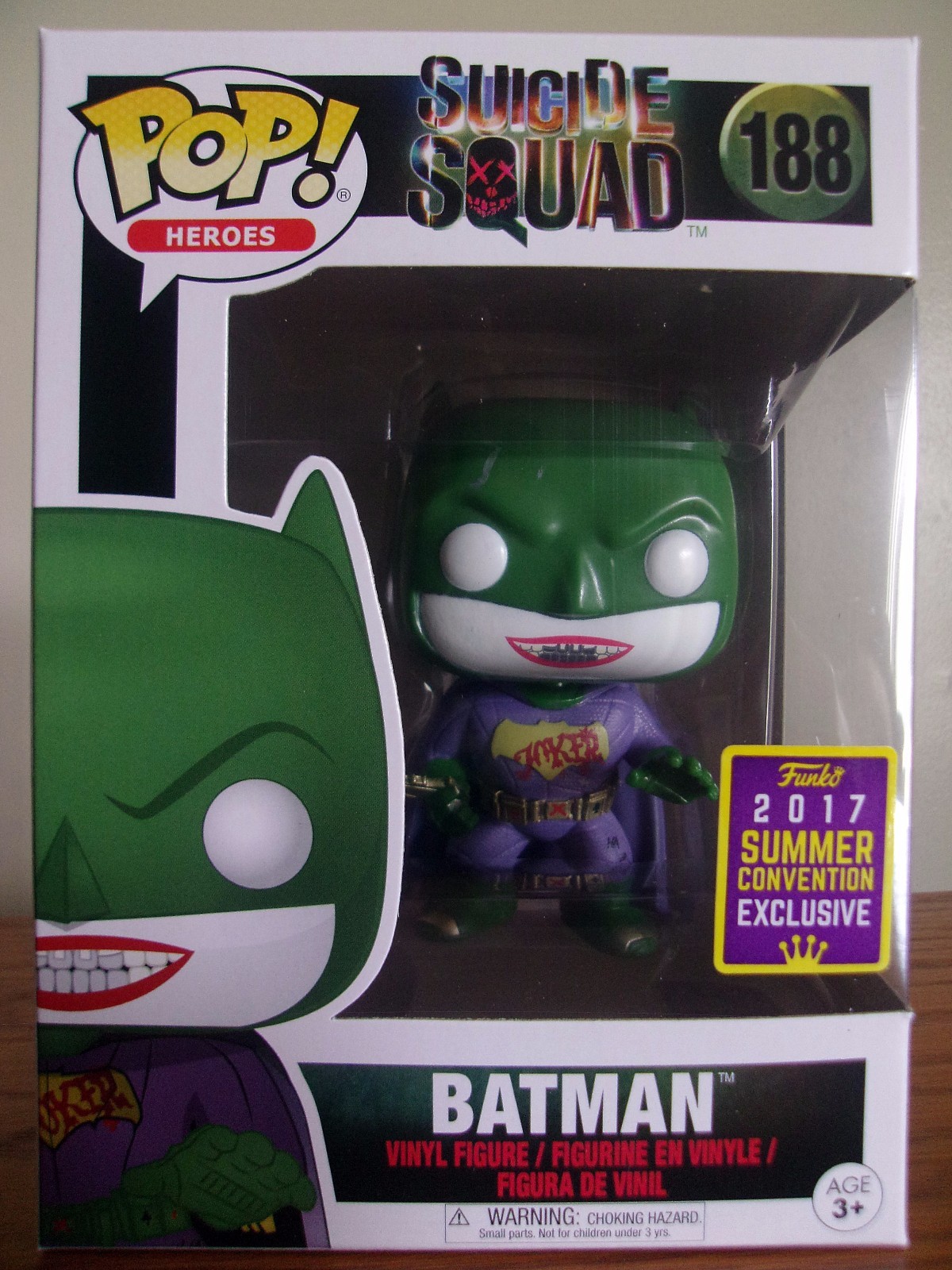 suicide squad batman joker pop
